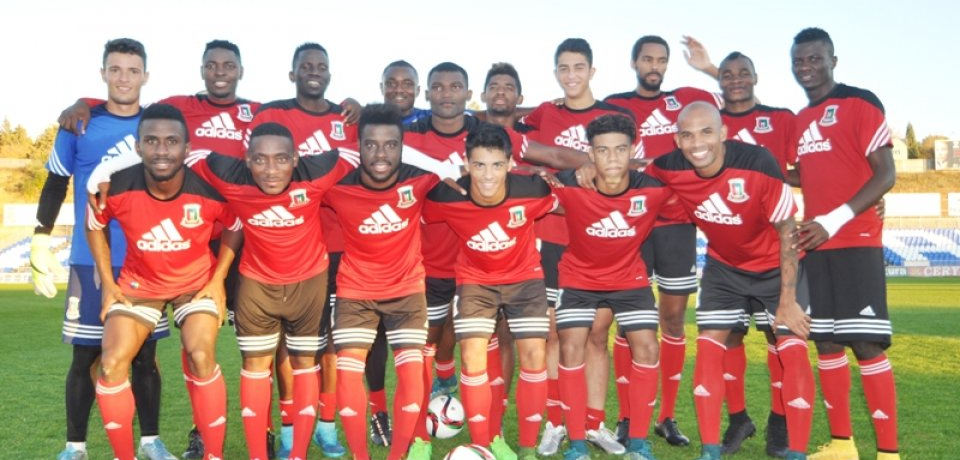 El grupo unido de cara al partido contra Marruecos.