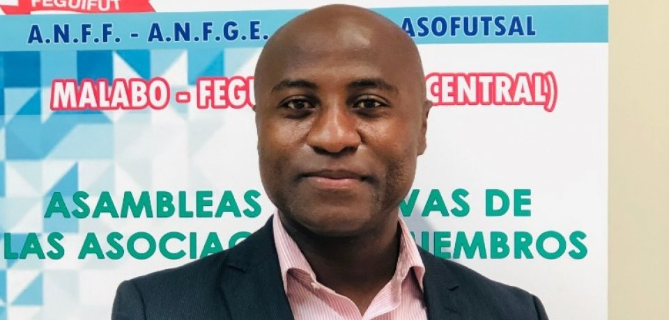 Francisco Ndong ONÁ, presidente de la Asociación Nacional de Fútbol Sala